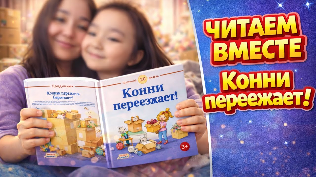 Аудиосказка «Конни переезжает» читаем вместе истории о девочке Конни