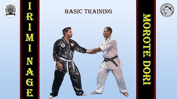 Aiki Karate Do, Self-Defense Techniques, Inward Throw Technique, MOROTE DORI Attack, Basic Training.