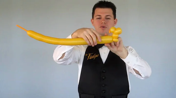 Balloon Library #23 Your Balloon Man teaches Mouse on a Unicycle