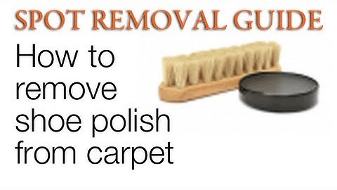 How to Remove Shoe Polish from Carpet | Spot Removal Guide