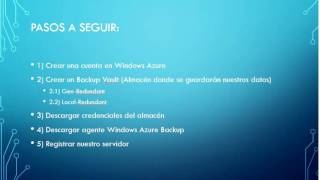 Configurar backups en Azure con SCDPM screenshot 3