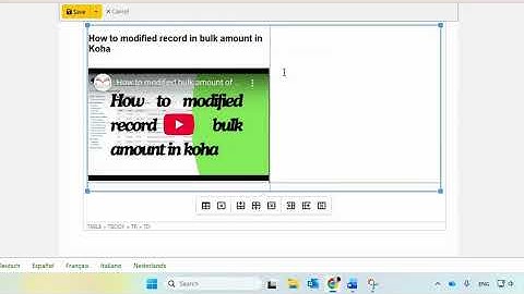 How to embedded youtube videos on any webpage or Koha