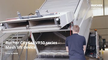 Bucher CityCat VR50 series - Mesh lift device