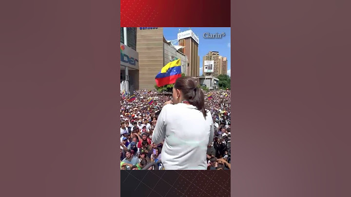 NO VAMOS A DEJAR LAS CALLES DIJO CORINA MACHADO en la multitudinaria marcha contra MADURO