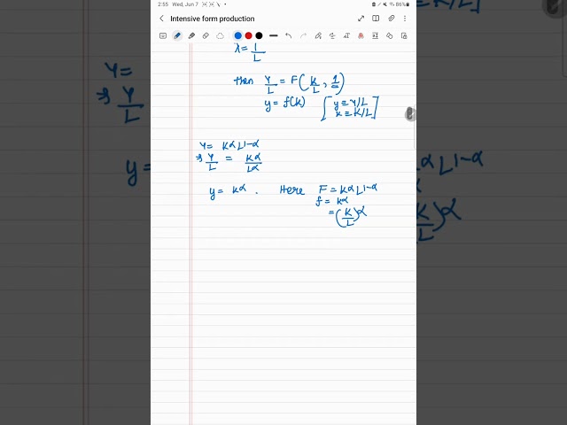 3. The intensive form production function | Problem Set 1 class=