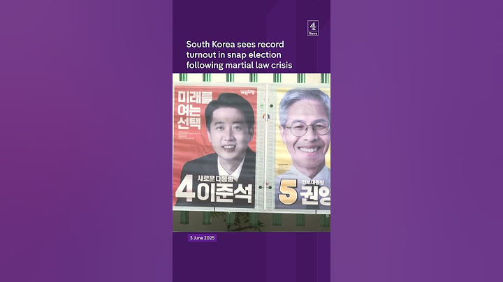 South Korea sees record turnout in snap election following martial law crisis
