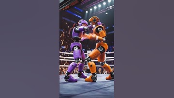 Epic Humanoid Robots Boxing Match #funny #boxing #viral #video #ai