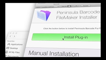 Create Barcodes in FileMaker quickly and accurately on Mac or PC