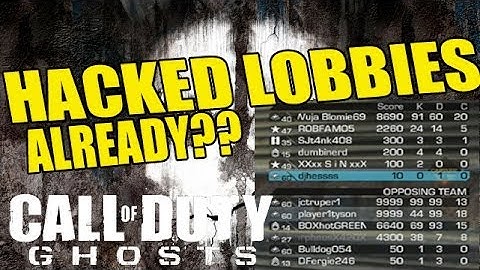 Ghosts: Hacked Lobby Already?  Domination Hacked On Xbox.