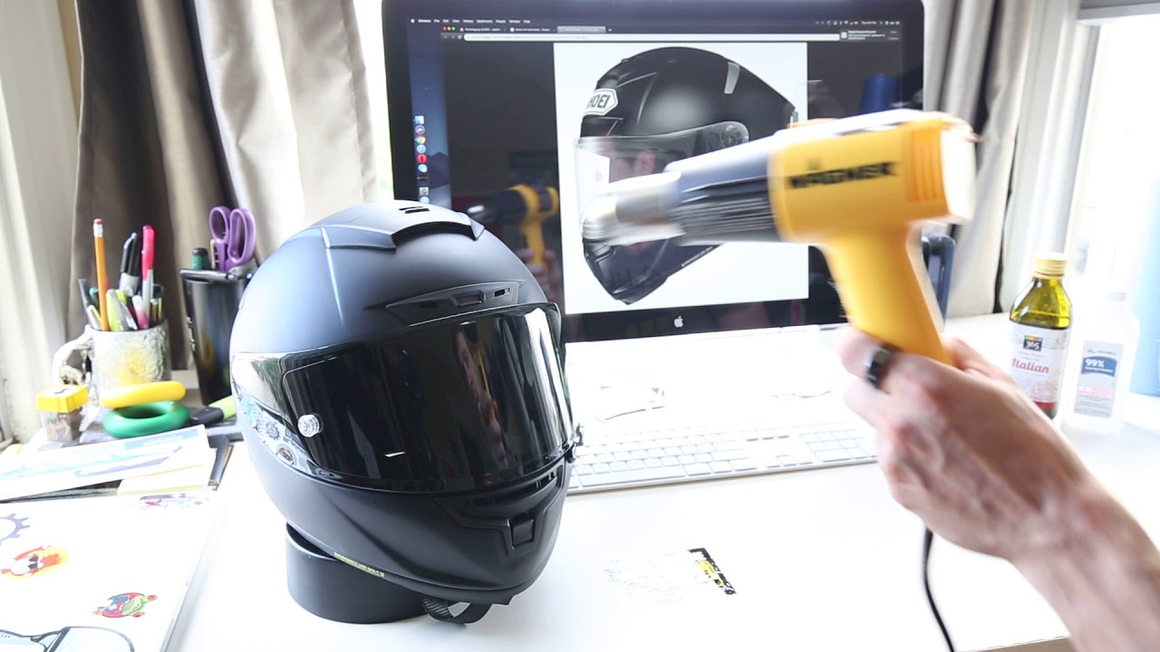 Remove Sticker Residue From Matte Helmets (Shoei X 14)