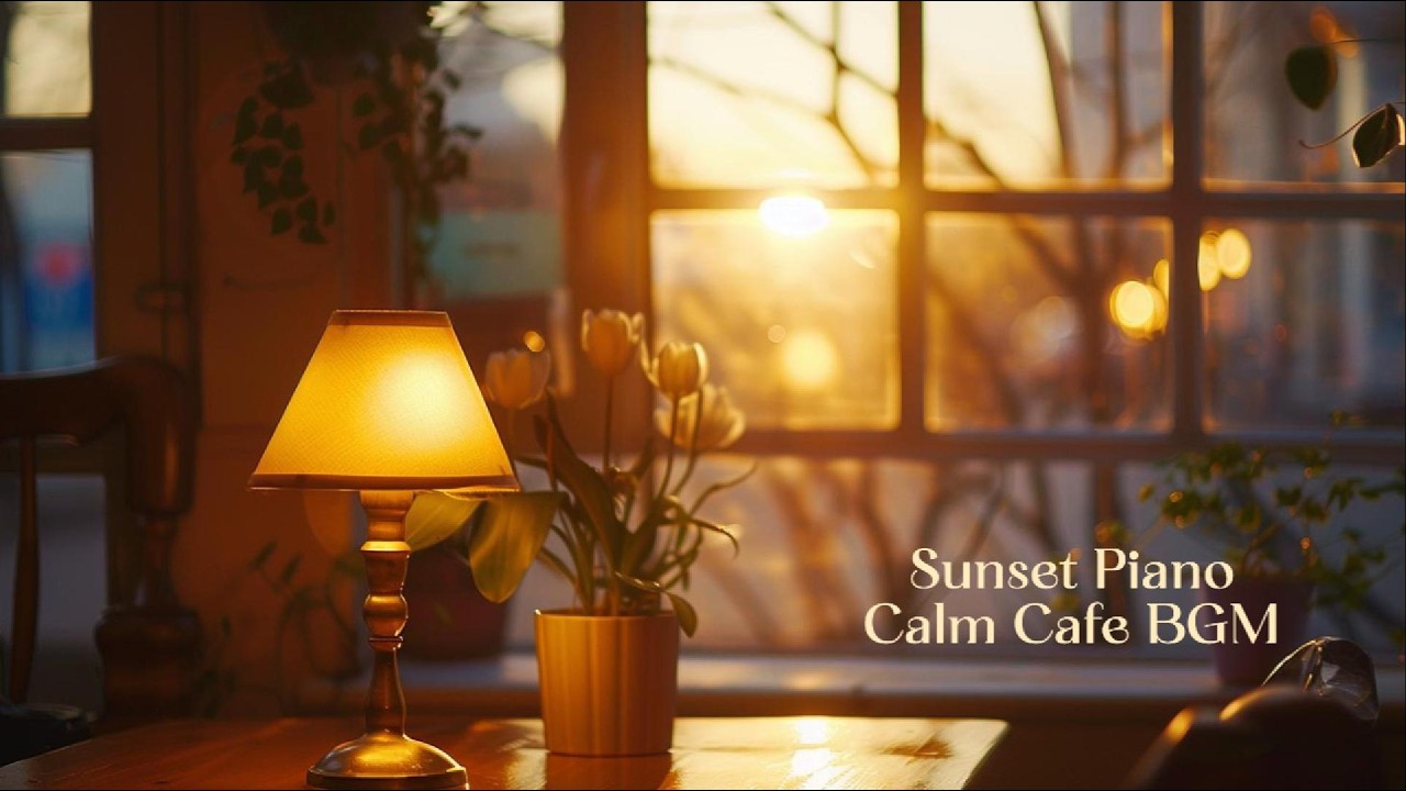 노을 감성 피아노 | Sunset Piano · Calm Cafe BGM | 광고없는 매장플리