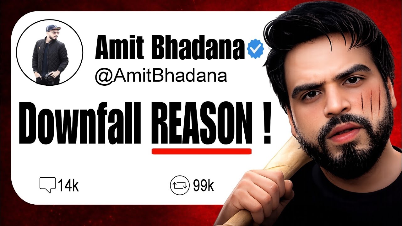 What the Happened with Amit Bhadana ? | Amit Bhadana Downfall Reason...😳