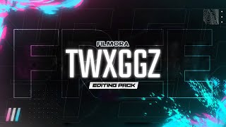 The Best *FREE* Editing Pack for Filmora! | TWXGGZ EDITING PACK (Edit like Sovioo, Frugo, Eon)