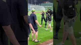 Watch William Contreras spray teammates with hose during NL Central title celebration