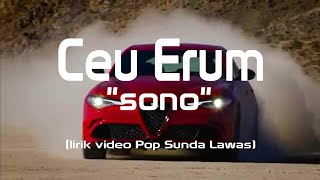 Ceu Erum - Sono (lirik) | car video cover