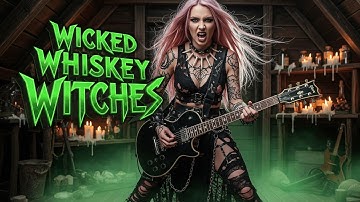 Wicked Whiskey Witches | Glam Metal Hard Rock Party Anthem 🍷🔥