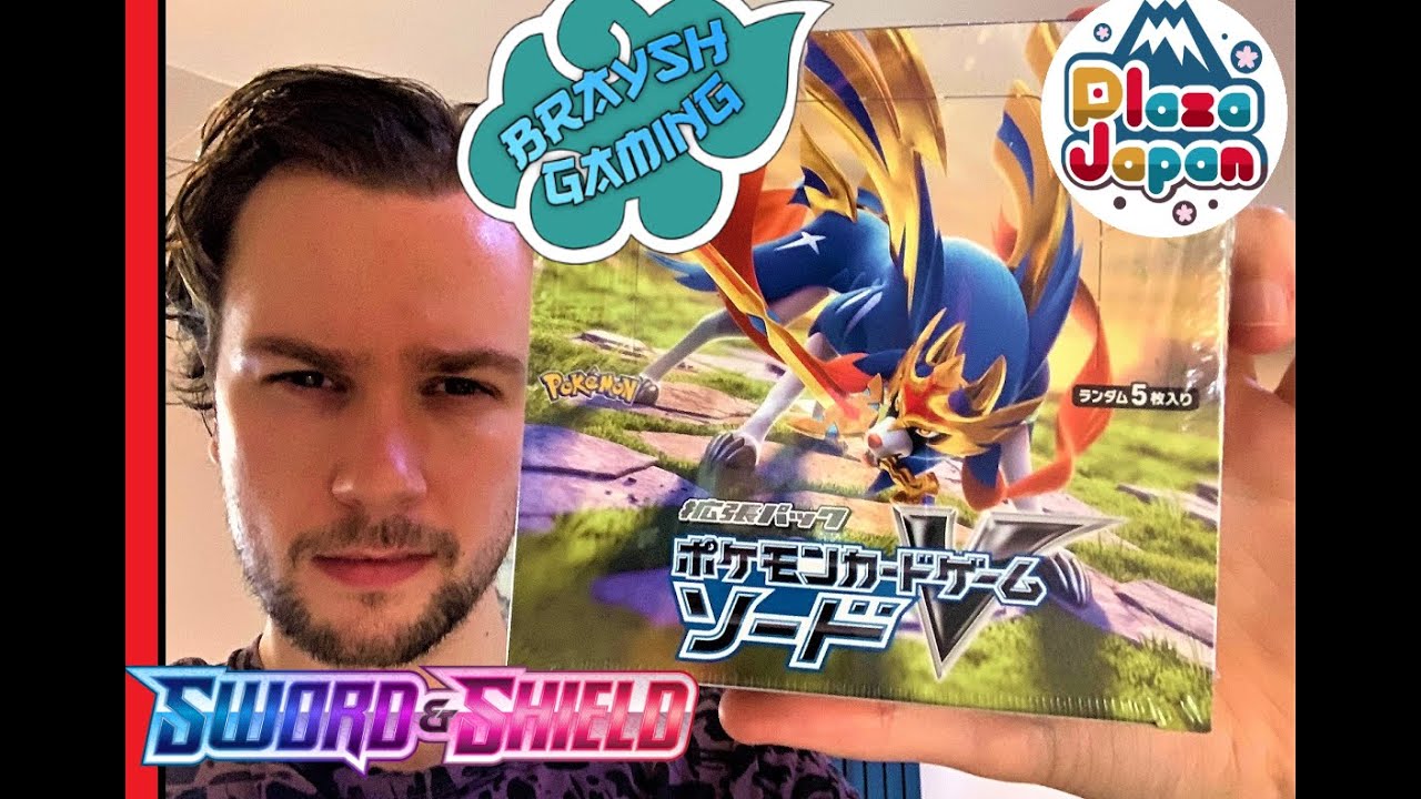New Pokemon Sword S1W Box Opening! Plaza Japan Collab!