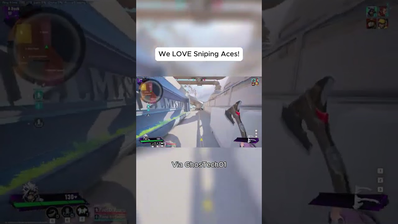 we love sniping aces! 