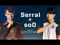 Serral vs soO ZvZ - Quarterfinals - 2019 WCS Global Finals - StarCraft II