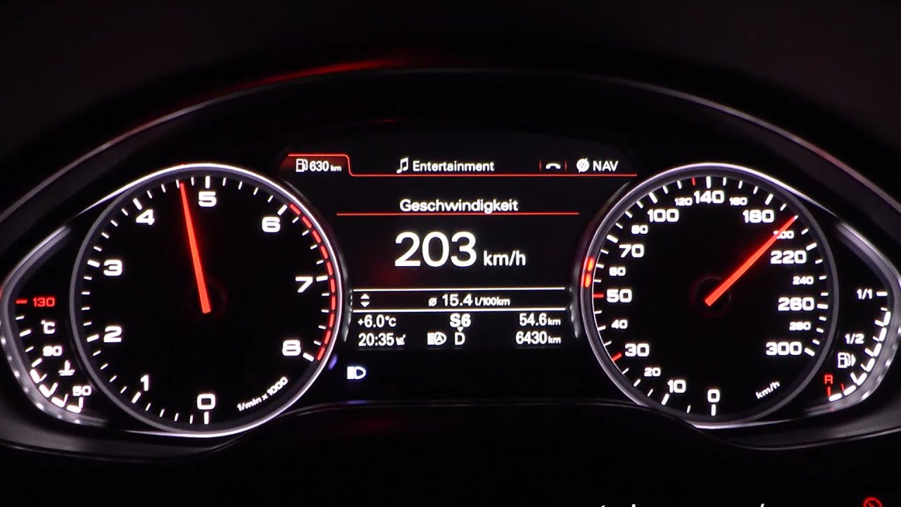 Audi 4.0 TFSI quattro 435 HP 0-100 km/h, 0-100 & 0-200 km/h Acceleration -