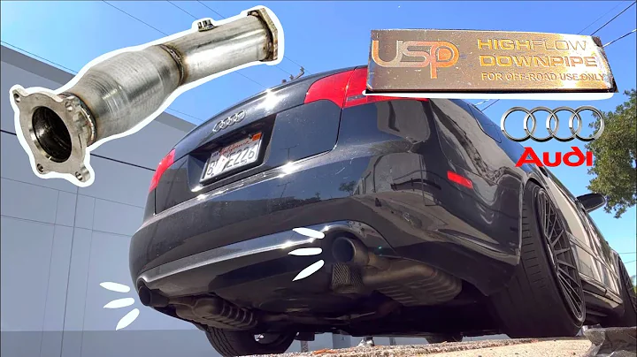 Audi B7 A4 2.0T USP 3” Stainless Steel High Flow Catalytic Converter / Warm Start