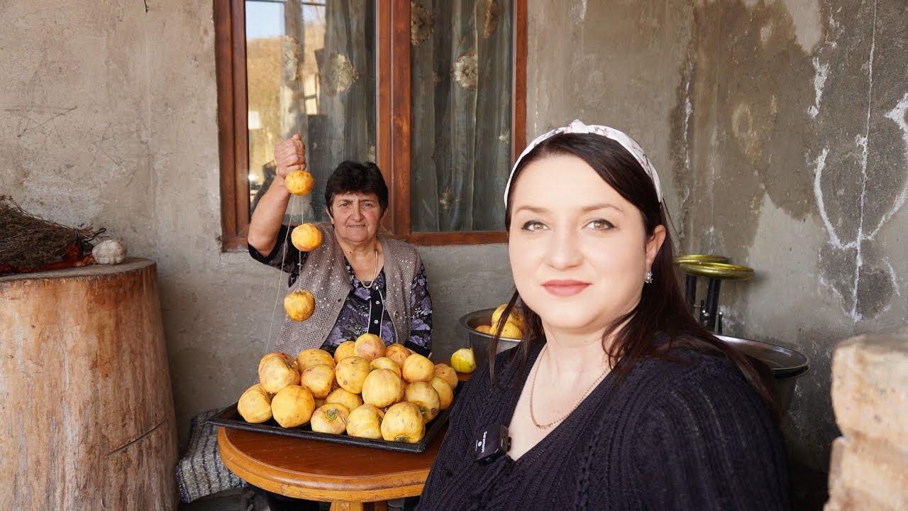 Արքայանարնջի ՉԻՐ` Համեմված ՔԱՂՑՐ ՆՈՏԱՆԵՐՈՎ🎵  - О том как моя СВЕКРОВ сушит хурму - Շամշադինի Համը