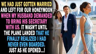 On The Honeymoon, My Husband Insisted On Bringing His Secretary. Upon Landing, He Went Crazy When...