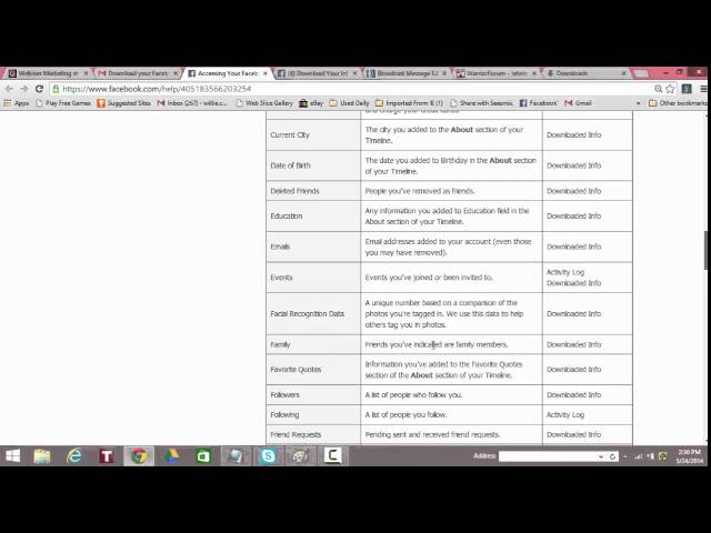 How To Download Your Facebook Data Including Your  Friends List class=