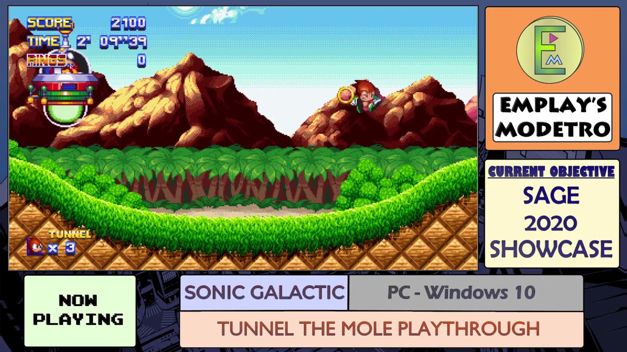 Sonic Galactic - SAGE 2020 Showcase Demo