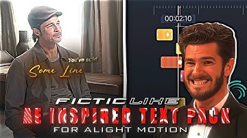 @fictic_editz like Latest TEXT ANIMATION in Alight motion 🤯 (+preset)