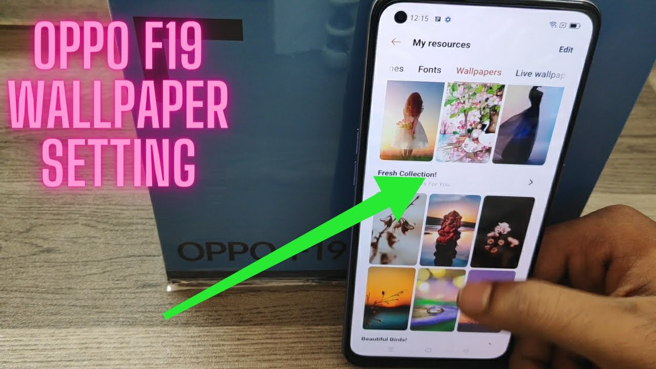How to set wallpaper in OPPO F19,OPPO F19 pro| How change lock screen
