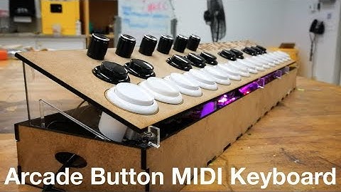 Arcade Button MIDI Keyboard 2.0