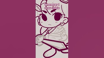 DRAWING my CHIBI VTUBER in a VIDEOGAME UNIVERSE