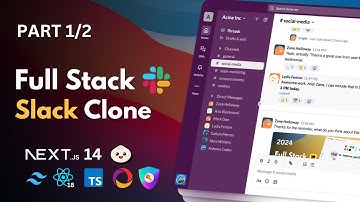 Build a Real-Time Slack Clone With Nextjs, React, Tailwind, Auth.js | Part 1/2 (2024)