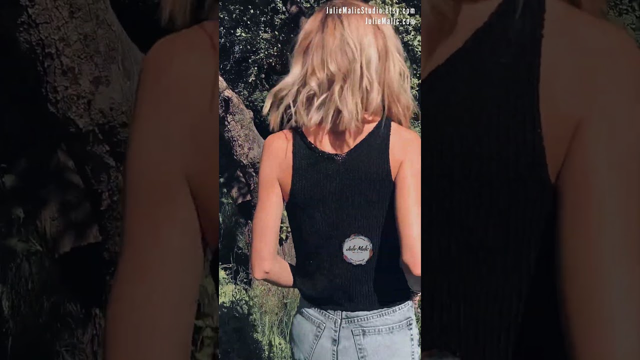 🖤Women’s lace neck crop top knitting pattern + charts + tutorials🖤