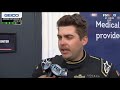 Post-Crash Interview at Illinois 300 | Noah Gragson