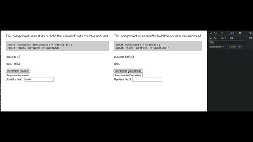 React useState vs. useRef