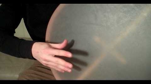 Frame Drum Lesson #4 advanced right hand strokes hitthedrum.com