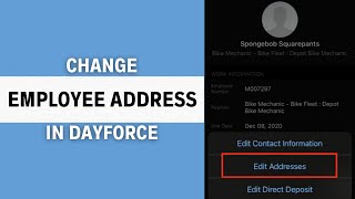 How to Change Employee Address in Ceridian (Step By Step)