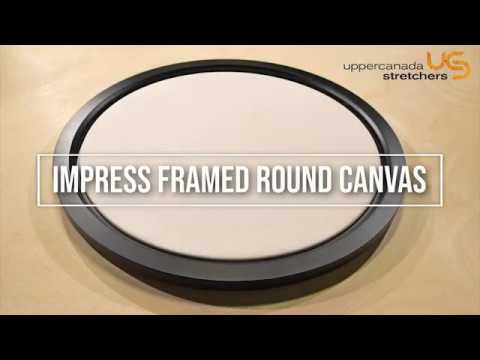 Introducing IMPRESS Framed Round Canvases & Stretchers