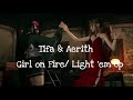 Tifa  aerith amv girl on firelight em upnightcore