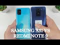 Xiaomi Redmi Note 9 vs Samsung Galaxy A51 | Fingersprint, Speedtest, Camera Comparison