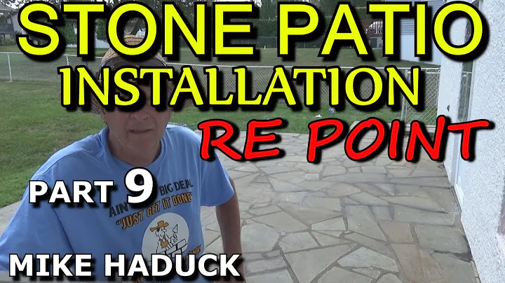 STONE PATIO INSTALLATION (Part 9) Mike Haduck
