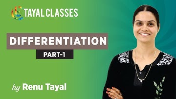 DIFFERENTIATION 01 | IIT JEE | Advanced | Main | 2020 | RENU TAYAL