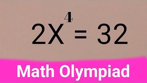 Find the value of X  // A Nice Math Olympiad Problem