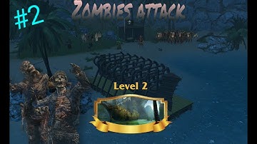 Zombie attacked on ship | Last pirate: Island survival | Gameplay part #2 ( IOS & Android)