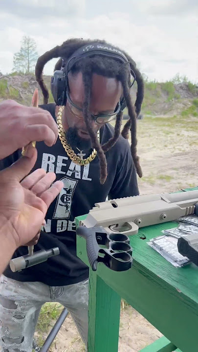 50 Bmg pistol made my hair fly!!