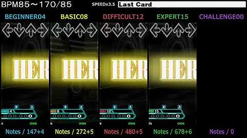 DDR / Last Card - SINGLE (DanceDanceRevolution A20 PLUS)