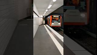 DT3-Abschiedsfahrt, U-Bahn Hamburg (Hochbahn) – Ein- und Ausfahrt in Lübecker Straße