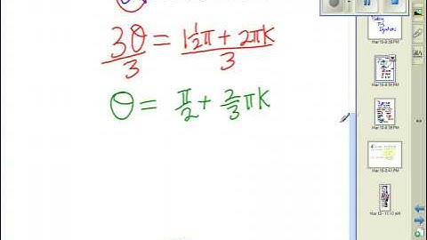 Solving a trig equation part 1
